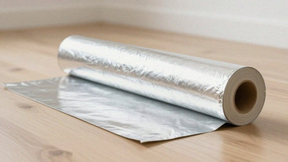 Którą stroną kłaść podkład z folią aluminiową?