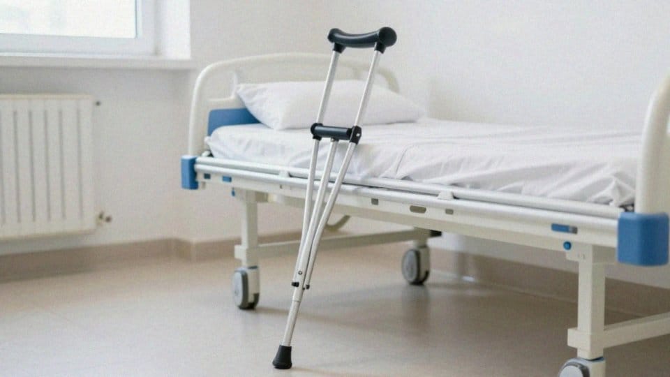 Jakie korzyści daje używanie kul po operacji kolana?