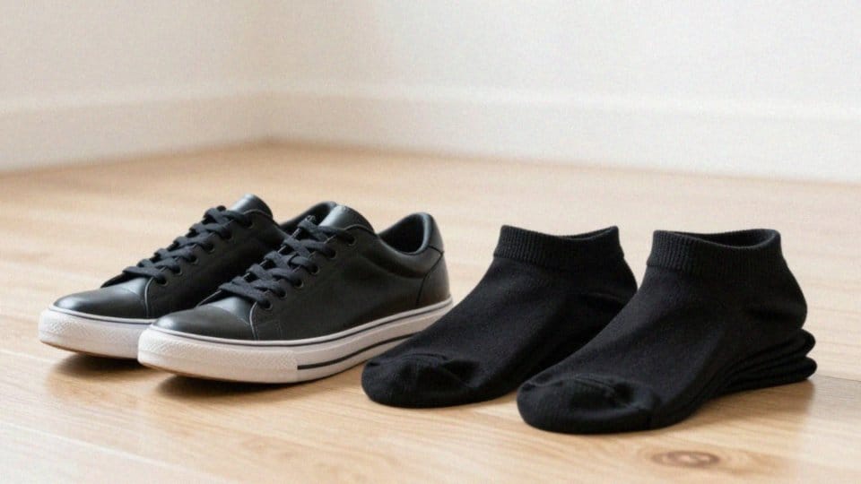 Jaką długość skarpetek wybrać do czarnych sneakersów?