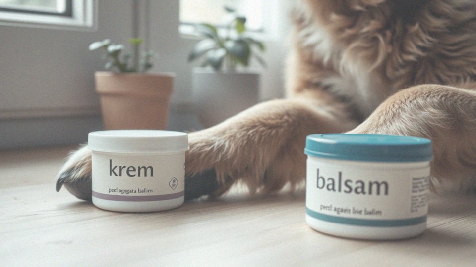 Jakie są różnice między kremem do łap a balsamem dla psa?