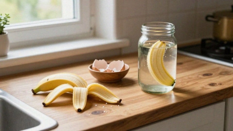 Jak wykorzystać skórki bananów i skorupki jaj?