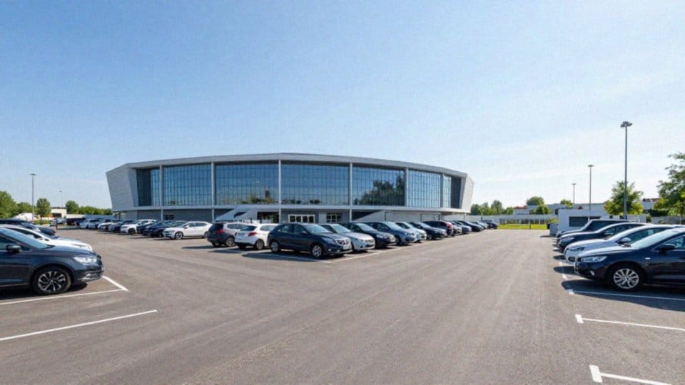 Czy parking przy Atlas Arenie jest wygodny?