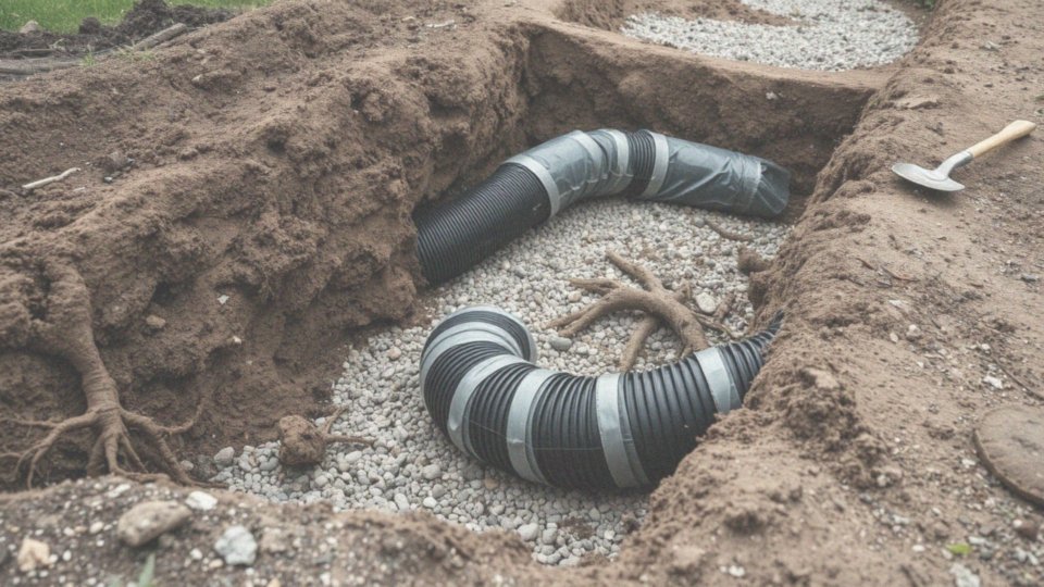 Jak właściwie zamontować rurę drenarską w otulinie?