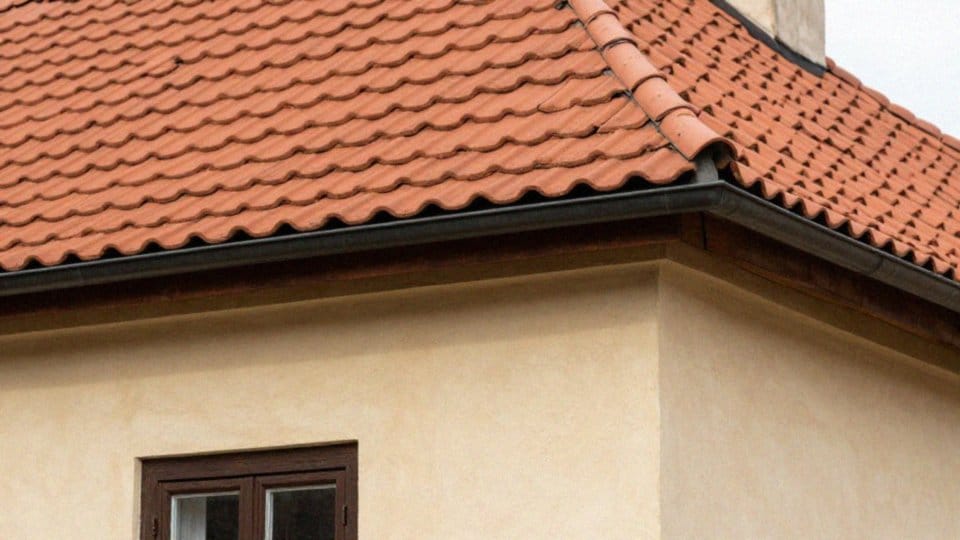 Czy beżowy kolor elewacji pasuje do ceglastego dachu?