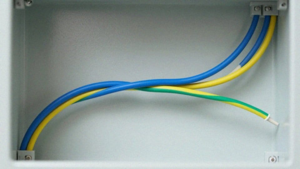 Które kolory oznaczają przewód neutralny i ochronny?