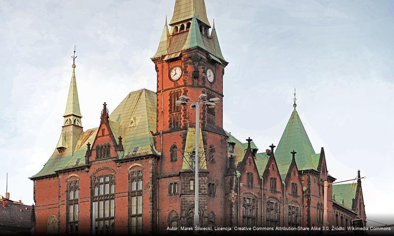 Gmach Biblioteki Uniwersyteckiej we Wrocławiu przy ul. Karola Szajnochy